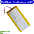 1/3 pcs 3.7V 3000mAh 17*57*3 mm Lithium Ion Battery for Power Bank DIY ,Toys or Arduino Projects by Electrica. 