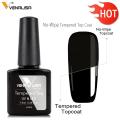 Venalisa Tempered No Wipe Top Coat Base Gel Top Coat Matte Top Nail Gel 7.5ML All Nails Base Top Gel neon color nail polish gel. 