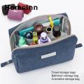 HomeInn Wash Bag Double Zipper Facial Cleanser Skincare Body Care Lotion Toiletry Bag. 