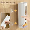 Trash Can Wall-Mounted Removable Plastic Garbage Bag Storage Box Punch-Free Kitchen Debris Sorting Plastic Bag Storage Box. 