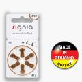 Siemens Hearing Aid Batteries - Signia Hearing Aids Battery - Size +312 Brown. 