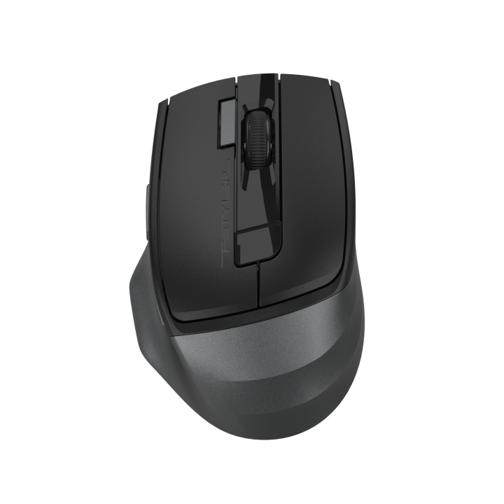 A4tech Fstyler FB45CS Air2 Dual Mode Mouse - Bluetooth + 2.4G Wireless - Desk + Air Functions - Rechargeable - 2000 DPI - Screen Capture Button - Stone Grey