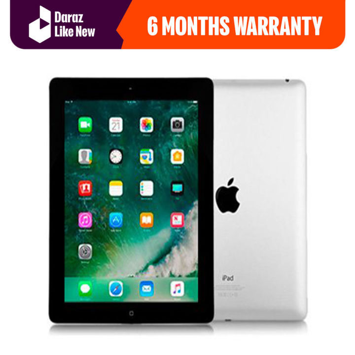 Apple iPad 4th Generation - 9.7" Retina Display, A6X Chip, 16GB Storage , WiFi - Perfect for Gaming & Entertainment | Daraz Like New Tablets
