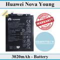Huawei Nova Young Battery HB405979ECW Replacement Premium Quality 3020mAh For Huawei Nova Young. 