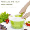 Kitchen Salad Spinner Large 5L Capacity - Manual Lettuce Spinner With Secure Lid Lock & Rotary Handle - Easy To Use Salad Spinners With Bowl, Colander & Built-in Draining System. 