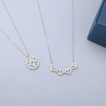 Hunts Best - Love Folded Four-Leaf Clover Magic Heart Shaped Necklace 4 Crystal Love Pendant For Girls and Women - 4 Crystal Heart Pendant Stainless Steel Necklace Chain - Magnetic Creative 4 Heart Leaf Necklace for Lovers, Couple, Family,  Birthday,. Eid. 