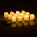 Flameless led Candles / Led Flameless Tea Light Candles, Battery Operated Non Flickering 4cm Candles  Birthday &Wedding  Decoration. 