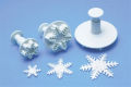 Snowflake Plunger Fondant Cutter 3Pcs Set. 