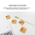 4 Pcs Bamboo Desktop Organizer Multi-Use Bamboo Set Bamboo Office Organizer for Desk Bamboo Accessories or Pen Storage. 
