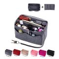EverToner Purse Organizer Insert Felt Bag organizer with zipper Handbag and Tote Shaper Fit Tote Insert Organizer Bag. 