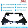 Fridge Stand with Wheels - Automatic Washing Machine Stand with locked option Wheels - Multipurpose – Adjustable. 