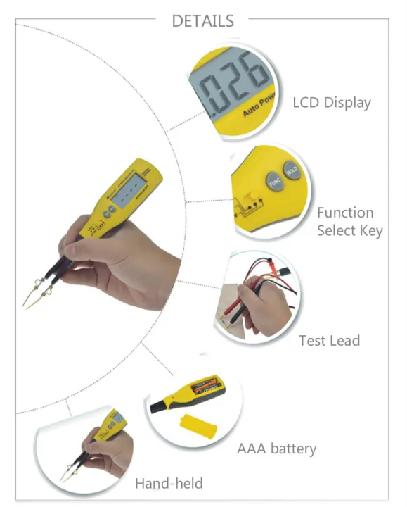 HoldPeak%20Digital%20multimeter%20Resistor%20Capacitance%20SMD%20Tester%20Meter%20Multimeter%20Smart%20tweezer%20Tester%20-%20Image%203