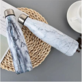 500ml Marble Print Double-Walled Insulated Water Bottle. 