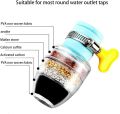 Six Layer Fine Filter Faucet Anti-Splash Water-Saving Shower-Head Water Clean Purifier Filter 6 Layer Water Filter Faucet Cleaner Cartridge For The Kitchen. 