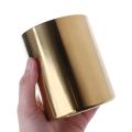 【FUN LIVE】 Golden Pen Pencil Pot Holder Container Organizer Home Desk Stationery Decor DXAB. 