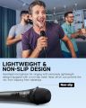 Moukey Karaoke Microphone, Dynamic Microphone with 13 ft Cable, Metal Handheld Cardioid Wired Mic, XLR Microphone for Singing/Stage/Chrismas,Compatible w/Karaoke Machine/PA System/Amp/Mixer, Grey UK IMPORT. 