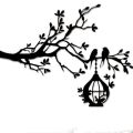 Black MDF Wooden Abstract Wall Hanging Art for Living Room and Office 12x10 CM. 