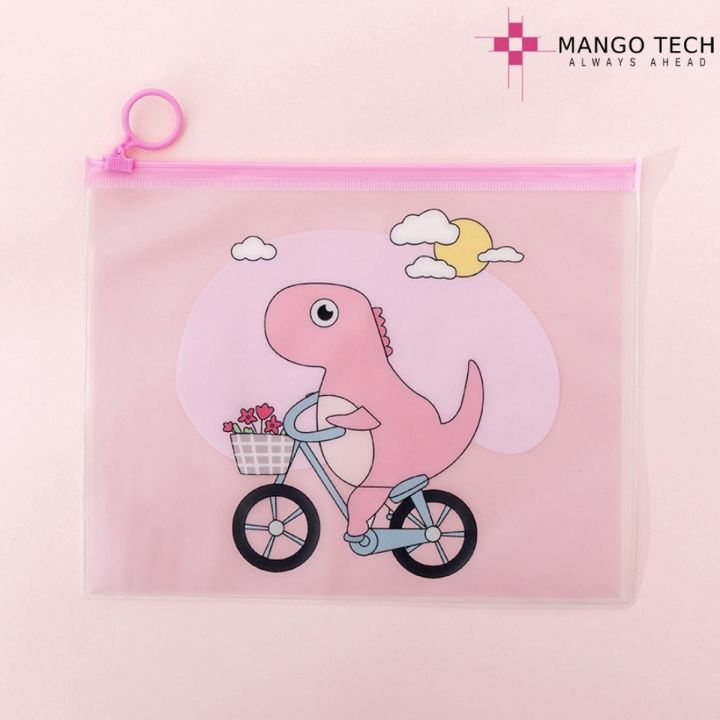 Kawaii Transparent Pencil Case DinosaurSchool Office Student Kids Pencil Cases Pen Box Pencil Funky Cute style