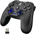 The G-Lab K-Pad Thorium Gaming Controller PC & PS3 with USB – Built-in Vibration – Joystick for PC with Windows XP-7-8-10, PS3, Android (Black) (Wireless), K-PAD-THORIUM-WL. 