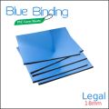 Binding Sheets, Binding Sheets for Books, 100 Pcs Binding Sheet, Legal Size, Full Scape Clear & Blue Binding Cover Sheets, Xray Sheet, 18mm PVC Cover Sheets, Transparent Binding Sheets. 