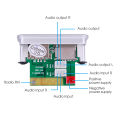 Kebidu Wireless Bluetooth 5.0 MP3 Decoder Board DC 5V 12V Audio Module Player Support USB FM TF AUX FM. 