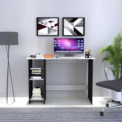 Multifunctional%20Wooden%20Study%20Table/Writing%20Reading%20Table/Laptop%20Computer%20Desk%20for%20Home%20Office%20with%20Open%20Shelves/Study%20Desk%20(40x16x28%20inches,%20Black%20White)%20Customized%20-%20Image%203