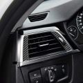 for BMW F30 Carbon Fiber-4 x Air Outlet Vent Trim-carbon fiber color. 