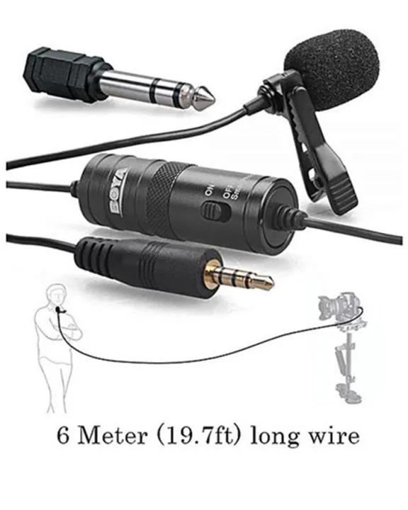 Original%202%20Years%20Warranty%20-%20Boya%20Mic%20M1%20Lavalier%20Collar%20Microphone%20for%20DSLR%20Camcorder%20&%20Android%20Phone%20-%20Image%205