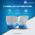 V-Comb Capture Filter Refill - Head Lice and Nit Capture Filters - Requires VComb Head-Lice Machine - Natural Lice Treatment. 