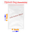 Pack of 25 pcs 4x6 inch size Zip lock/Slider Pouches, Air Tight Ziplock Bag For Storage Meat chicken fruits vegetable, Freezer REUSABLE Zipper Bags, Zipper bags Large, Specially for Frozen Food storing. 