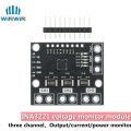 INA3221 Triple-Channel Module, High-Side Measurement, Shunt and Bus Voltage Monitor with I 2C- and SMBUS-Compatible Interface. 