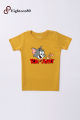 Tom And Jerry Printed Short Sleeves Relaxed Fit T Shirt. 