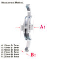 Replacement Tool Butterfly Lock  Double Push Button Lock Folding Clasp for Watch Band Steel Chain Lock. 