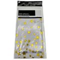 WHITE TABLE COVER WITH GOLDEN STARS ( 72 INCH X 54 INCH ). 