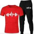 Casual Cotton Tracksuit with Top-Quality Tee and Trouser - Ultimate Comfort in Half Sleeves | By GHORIS-FASHION. 