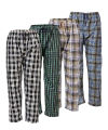 Pack Of 5 - Multicolor Checkered Cotton Pajamas For Men - Ultimate Comfort and Variety, Checkered Pajamas Comfortable wear. 