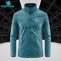 Green Home Summer Sports Jacket Zipper Pockets Travel Summer Sports Jacket. 