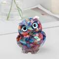 Modern Owls Figurine Home Collectibles Craft DIY Hand Carved Owl Statues for Bedroom Living Room Tabletop Decor. 