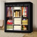 3 Layer Storage Wardrobe Foldable Shelf Rack, Fabric Wardrobe. 