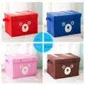 New pack of 1 Panda Design Folding Storage Bins Quilt Basket Kid Toys Organizer Storage Boxes Cabinet Wardrobe Storage Bags. 