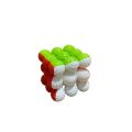 3x3 Bubble Cube Stickerless Best Quality Fast Speedy Rubik Cube Magic Puzzle Toys | Lollypop Cube | Speed Ball Bubble Cube 3x3x3 High Speed Sticker Less Magic Puzzle Cube Game Toy Cube for Kids & Adults Magic Speedy Stress Buster Brain Storming Puzzle Cub. 