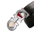 Best-Quality Leather Belt with AA Shape Buckle Fashionable And Stylish Belt For Men -Pack 01. 