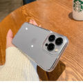 【EmotionaE】Luxury Transparent Soft Acrylic Phone Case For iPhone 15 14 13 12 11 Pro Max XS X XR 7 8 Plus Mini Shockproof Protective Cover. 
