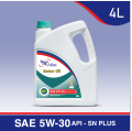 Atlas Motor Oil (A7+ 5W-30 Api Sn Plus) Fully Synthetic Motor Oil, Gasoline Engine Oil,  Car Oil 4 Liter. 