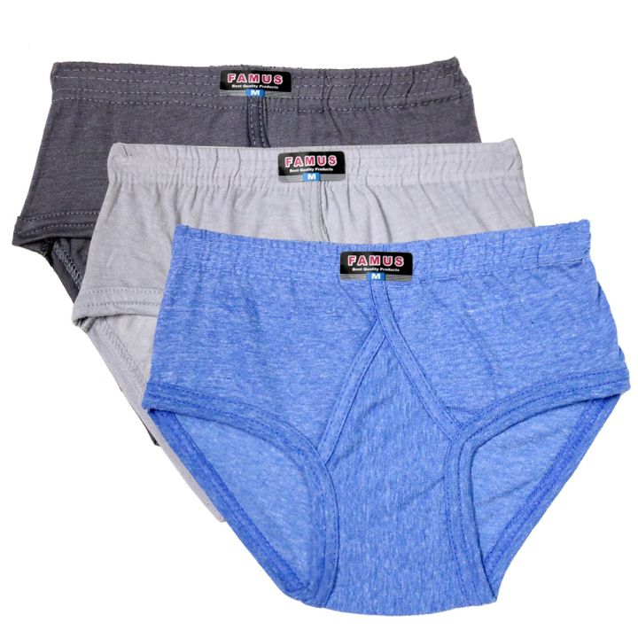 Pack of 3 Comfortable Underwear for Men And Boys -Stylish, and Wash and Wear Men's Undergarments