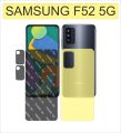 SAMSUNG F52 5G FRONT NANO 9H FLEXIBLE GLASS BACK JELLY CLEAR WITH 2 PCS CAMERA. 