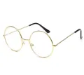 Golden Round Frame Harry Potter Glasses For Girls. 
