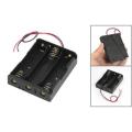 QUANBU  Series 3.7V Flat Tip Battery Holder Case for 3 x 18650 Batteries. 