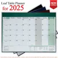 Table Planner for the year 2025 for Monthly, Weekly and Daily planning by Leaf Diaries. 
