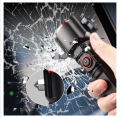Emergency Flashlight | Powerful Torch 1KM Range & Charging Bank | Torch Light High Power Long Distance 1 km | Rescue Torch with Hammer | 8800mah Powerful Emergency Flashlight & Charging | Multifunction 8in1 Portable Led Flashlight Rechargeable LED Torch F. 